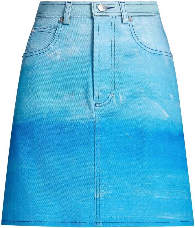 Marni Rok met tie-dye print Blauw