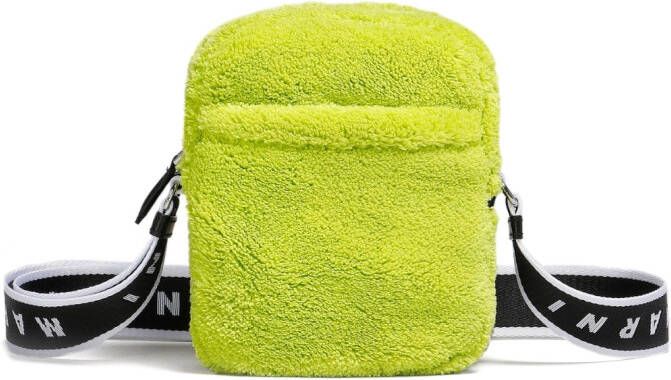 Marni Schoudertas met logoband Groen