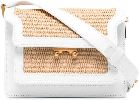 Marni Zachte schoudertas White Dames