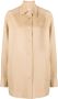 Marni Shirtjack met geborduurd logo Beige - Thumbnail 1
