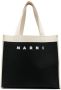 Marni Shopper met logoprint Zwart - Thumbnail 2