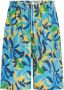 Marni Shorts met verlaagd kruis Blauw - Thumbnail 1