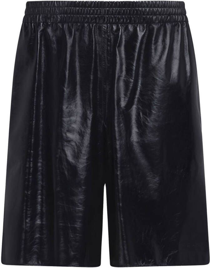 Marni Shorts van imitatieleer Zwart