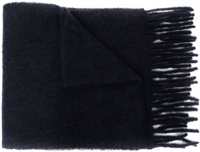 Marni Sjaal met logopatch Blauw