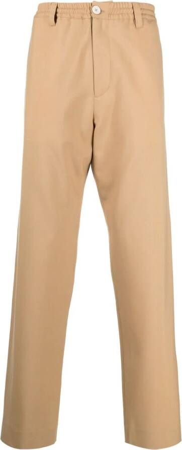 Marni Straight broek Beige