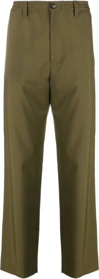 Marni Straight pantalon Groen
