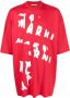 Marni T-shirt met logoprint Rood - Thumbnail 1