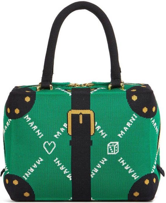 Marni Cubic Bag Bmmp0094A1 P4601 Z2Q08 Groen Dames