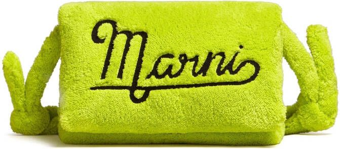 Marni Terry Prisma shopper Groen