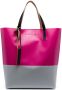 Marni Tribeca shopper met colourblocking Roze - Thumbnail 1