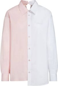 Marni Tweekleurige blouse Roze