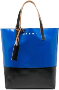 Marni Tote Bag Stijlvol en ruim winkel-essentieel Blauw