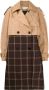 Marni Tweekleurige trenchcoat Bruin - Thumbnail 1