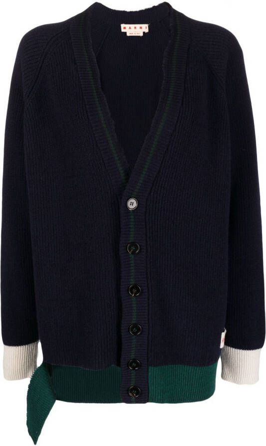 Marni Vest met V-hals Blauw