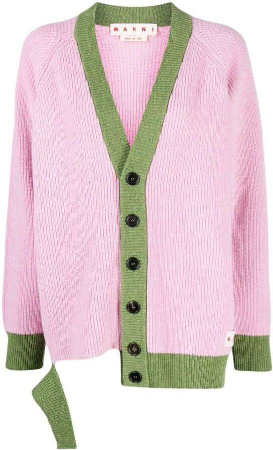 Marni Vest met V-hals Roze