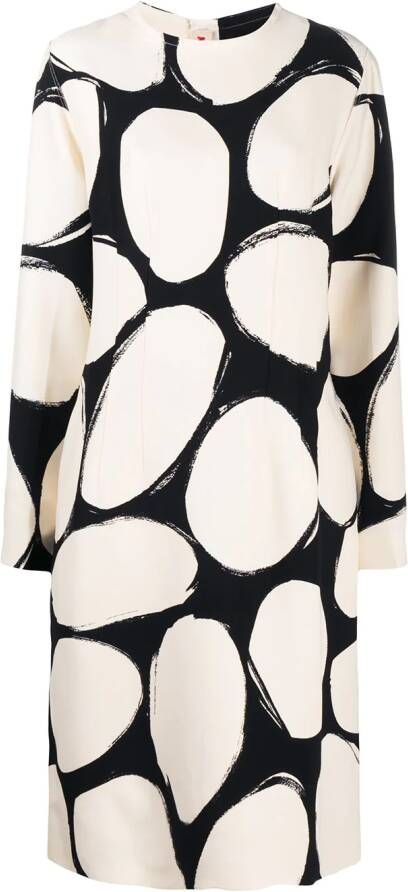 Marni Zijden jurk Beige