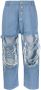Marques'Almeida Cropped jeans Blauw - Thumbnail 1