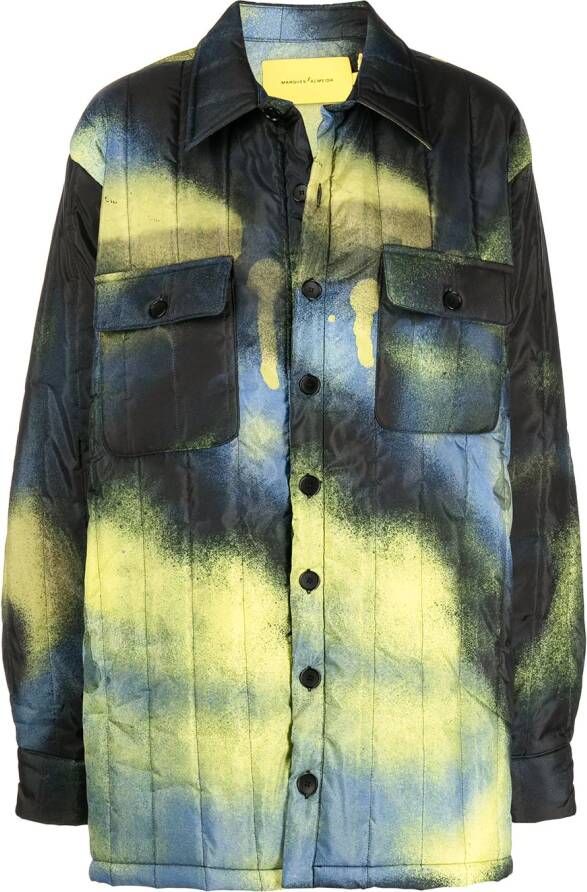 Marques'Almeida Jas met tie-dye print Veelkleurig