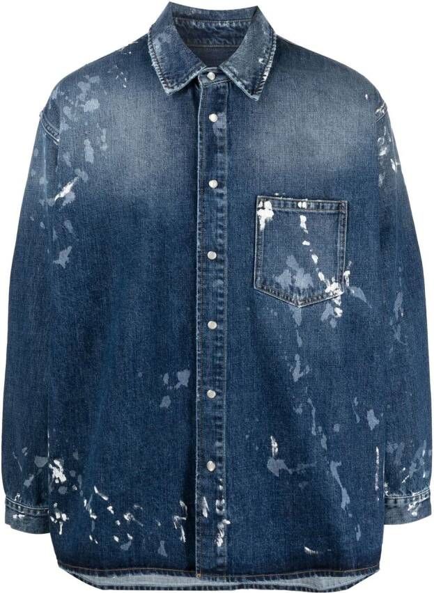 Martine Rose Denim overhemd Blauw
