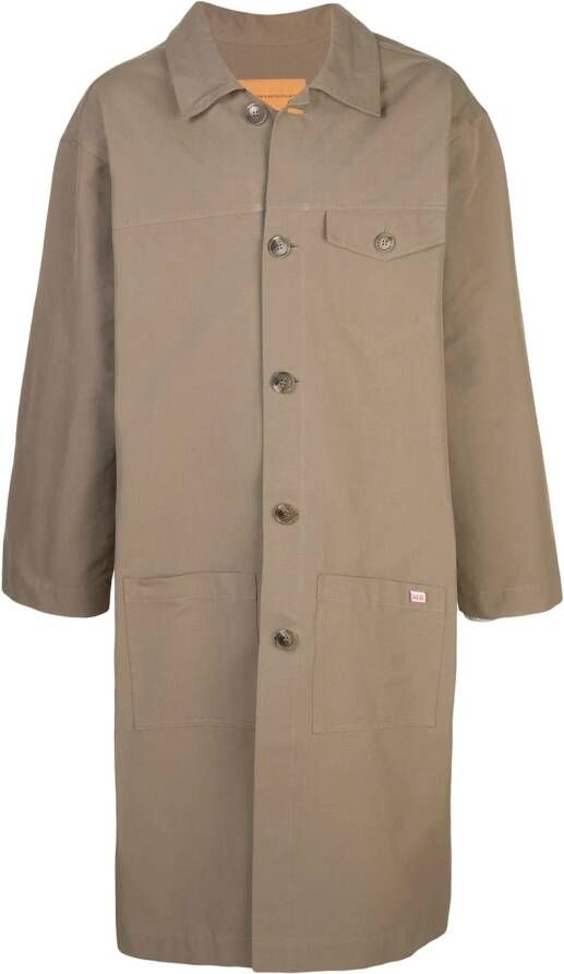 Martine Rose Halflange regenjas Bruin