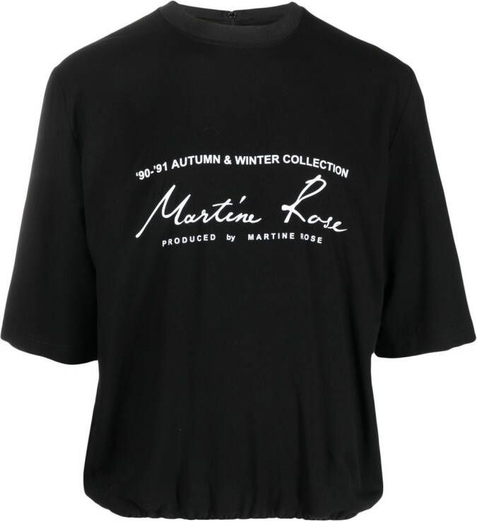 Martine Rose Sweater met logoprint Zwart