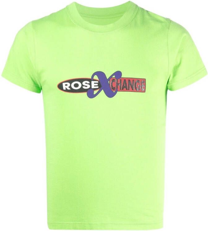 Martine Rose T-shirt met print Groen