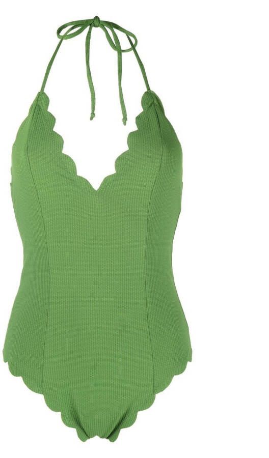 Marysia Gewelfde badpak Groen
