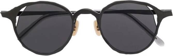 MASAHIROMARUYAMA MM0064 zonnebril met rond montuur Zwart