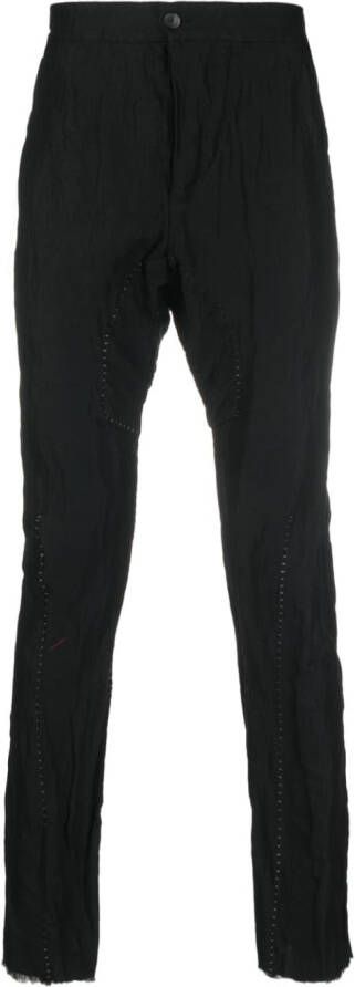 Masnada Pantalon van katoenmix Zwart