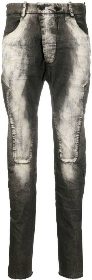 Masnada Jeans met vervaagd-effect Zwart