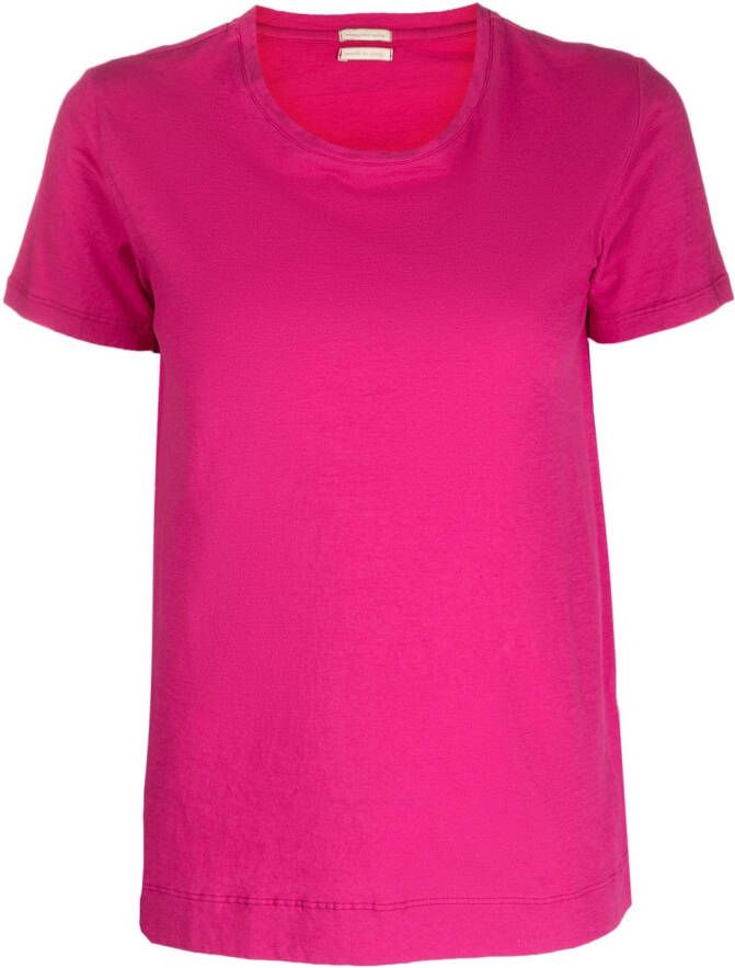 Massimo Alba Katoenen T-shirt Roze