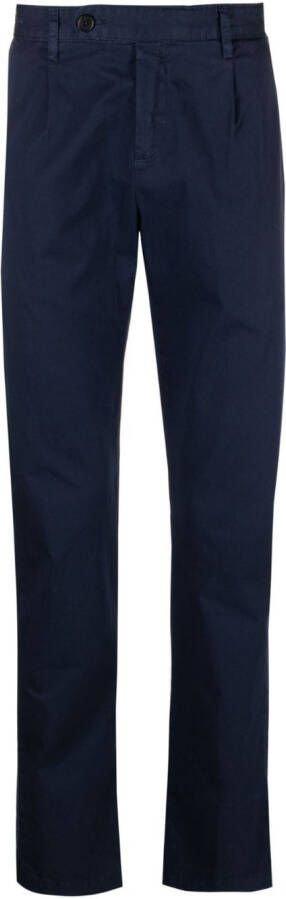Massimo Alba Katoenen chino Blauw