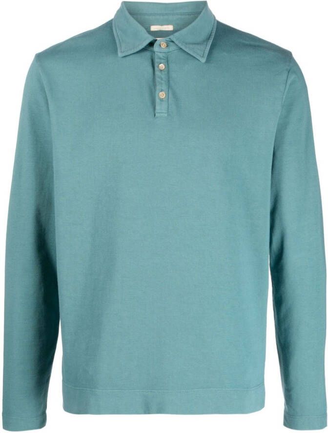 Massimo Alba Katoenen poloshirt Blauw