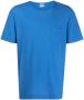 Massimo Alba T-shirt met borstzak Blauw - Thumbnail 1