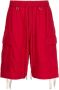 Mastermind Japan Bermuda shorts met logoprint Rood - Thumbnail 1