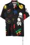 Mastermind Japan Overhemd met logoprint Zwart - Thumbnail 1