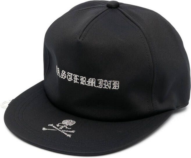 Mastermind Japan Pet verfraaid met Swarovski kristallen Zwart