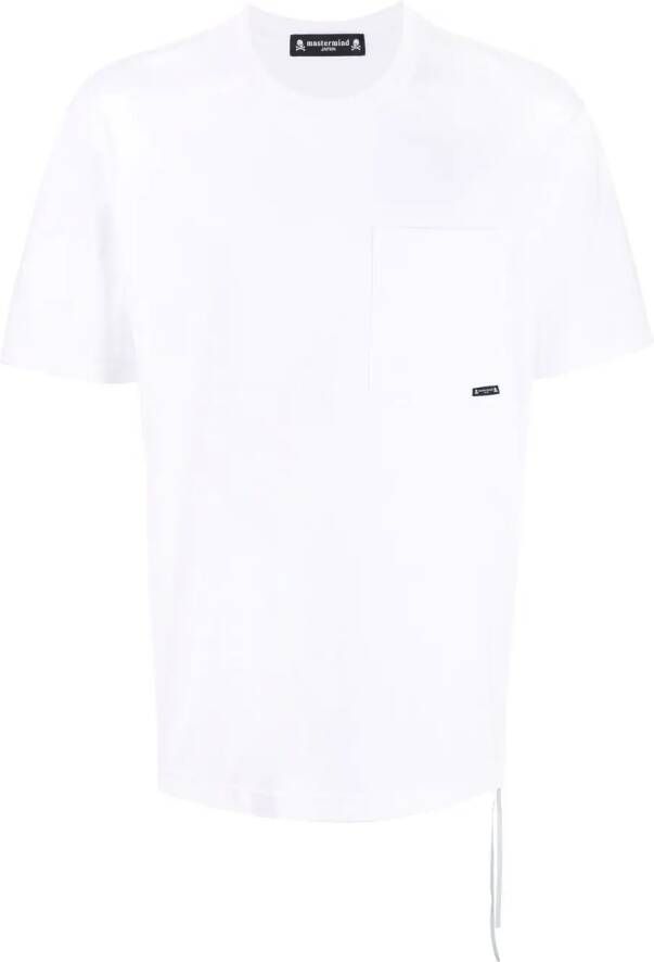Mastermind Japan T-shirt met doodskopprint Wit