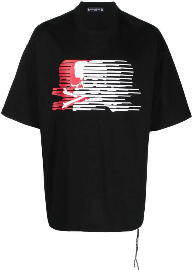 Mastermind Japan T-shirt met doodskopprint Zwart