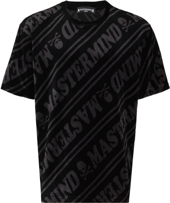Mastermind Japan T-shirt met logoprint Grijs