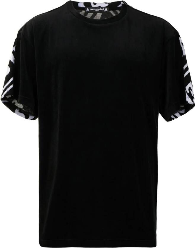 Mastermind Japan T-shirt met logoprint Zwart