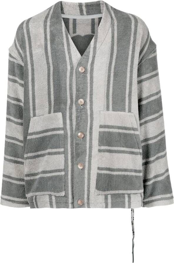 Mastermind World Gestreept vest Grijs