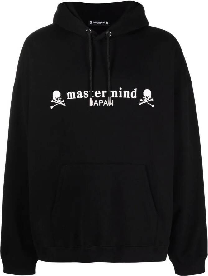 Mastermind World Hoodie met doodskopprint Zwart