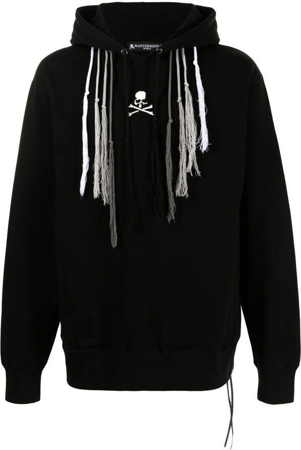 Mastermind World Hoodie met kwastje detail Zwart