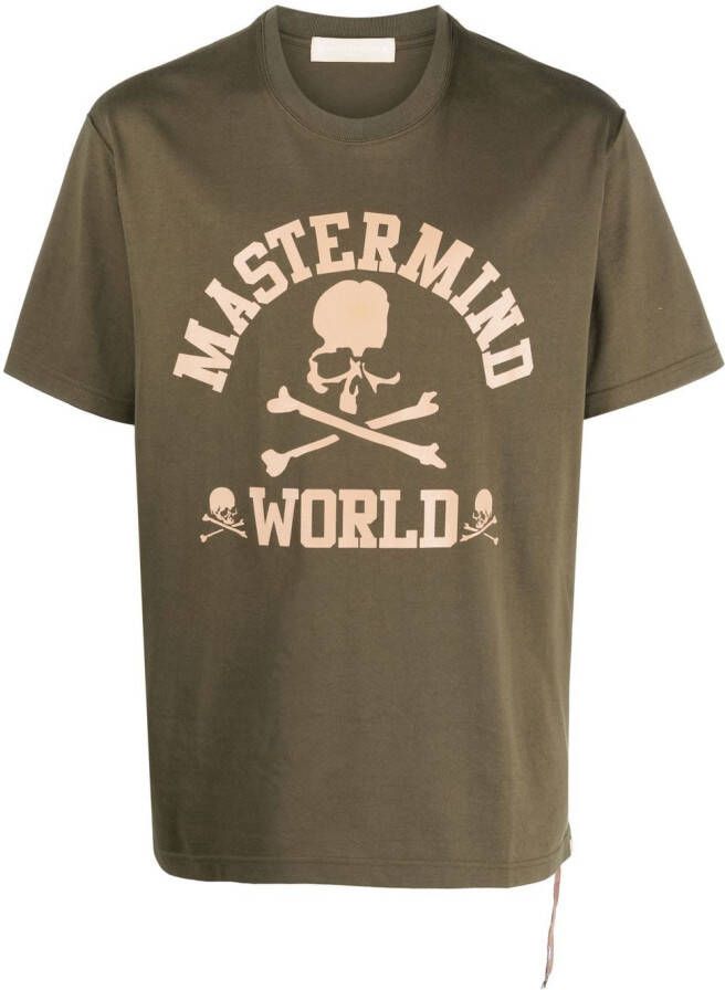 Mastermind World T-shirt met logoprint Groen