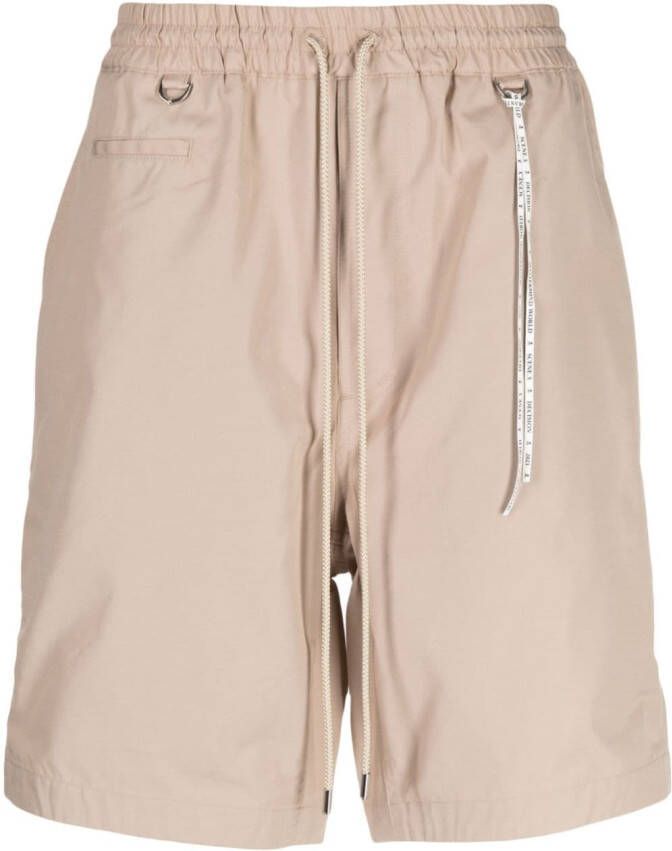 Mastermind World Shorts met logoprint Bruin