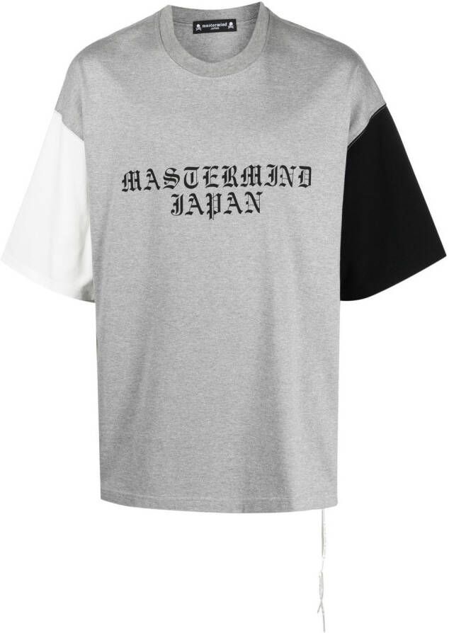 Mastermind World T-shirt met logoprint Grijs