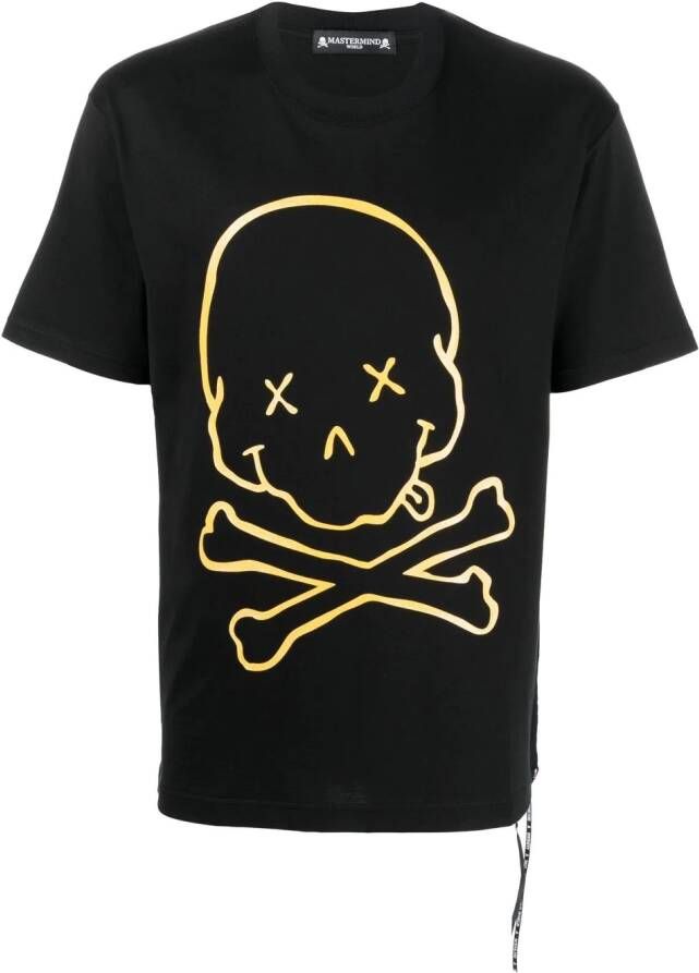Mastermind World T-shirt met doodskop Zwart