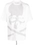 Mastermind World T-shirt met doodskopprint Wit - Thumbnail 1