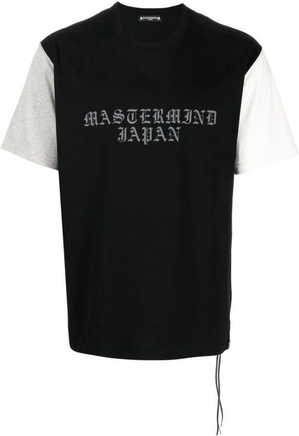 Mastermind World T-shirt met doodskopprint Zwart